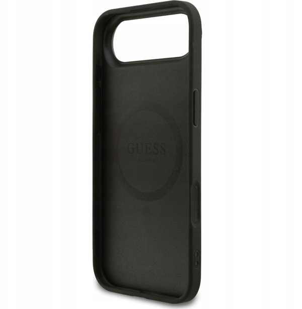 Θήκη GUESS για IPHONE 17 συμβατή με MagSafe GUHMP17SG4GFRK (PU 4G Ring Classic Logo) μαύρο