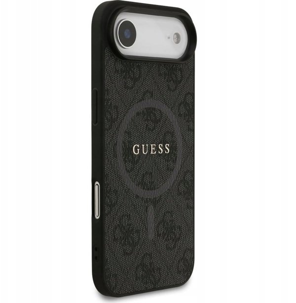 Θήκη GUESS για IPHONE 17 συμβατή με MagSafe GUHMP17SG4GFRK (PU 4G Ring Classic Logo) μαύρο