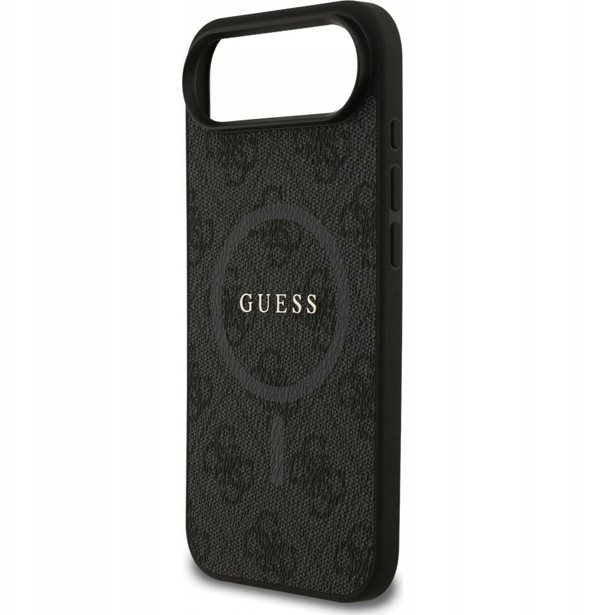 Θήκη GUESS για IPHONE 17 συμβατή με MagSafe GUHMP17SG4GFRK (PU 4G Ring Classic Logo) μαύρο