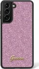 Guess Αυθεντική Θήκη GUESS Hardcase GUHCS24SHGGSHU για Samsung S24 (Glitter Script / μωβ)