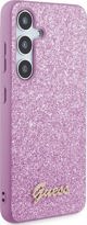 Guess Αυθεντική Θήκη GUESS Hardcase GUHCS24SHGGSHU για Samsung S24 (Glitter Script / μωβ)
