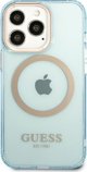 Guess Guess GUHMP13LHTCMB iPhone 13 Pro / 13 6,1" μπλε σκληρή θήκη Χρυσό Περίγραμμα Ημιδιαφανές MagSafe NoSize