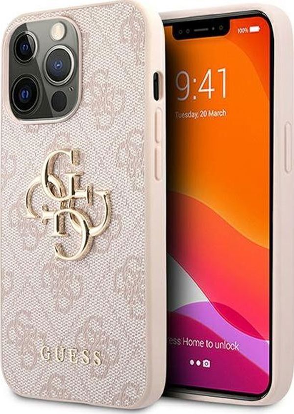 Guess Guess GUHCP13X4GMGPI iPhone 13 Pro Max 6,7" ροζ/hardcase 4G Big Metal Logo
