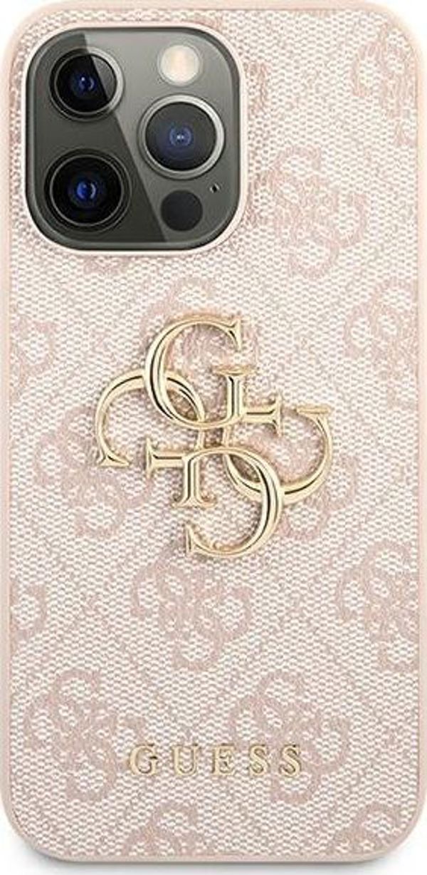 Guess Guess GUHCP13X4GMGPI iPhone 13 Pro Max 6,7" ροζ/hardcase 4G Big Metal Logo