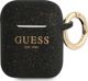 Guess GUA2SGGEK Silicone Glitter Protective Case for AirPods 1/2 black 8659988 3666339010263