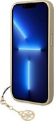 Guess Θήκη Guess GUHCP14LGF4GBR Apple iPhone 14 Pro καφέ σκληρή θήκη 4G Charms Collection