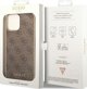Guess Θήκη Guess GUHCP14LGF4GBR Apple iPhone 14 Pro καφέ σκληρή θήκη 4G Charms Collection