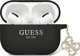Θήκη AirPods Pro 2 Guess Guess GUAP2LECG4K czarny/μαύρο Liquid Silicone Glitter Triangle Charm