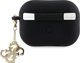 Θήκη AirPods Pro 2 Guess Guess GUAP2LECG4K czarny/μαύρο Liquid Silicone Glitter Triangle Charm
