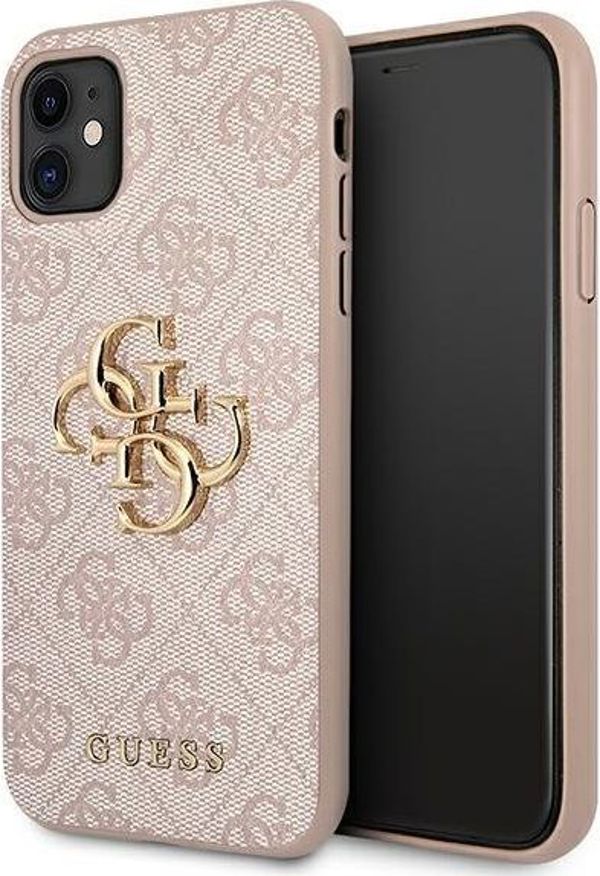 Guess Guess 4G Big Metal Logo - Θήκη iPhone 11 (ροζ) (GUHCN614GMGPI) - 1035561