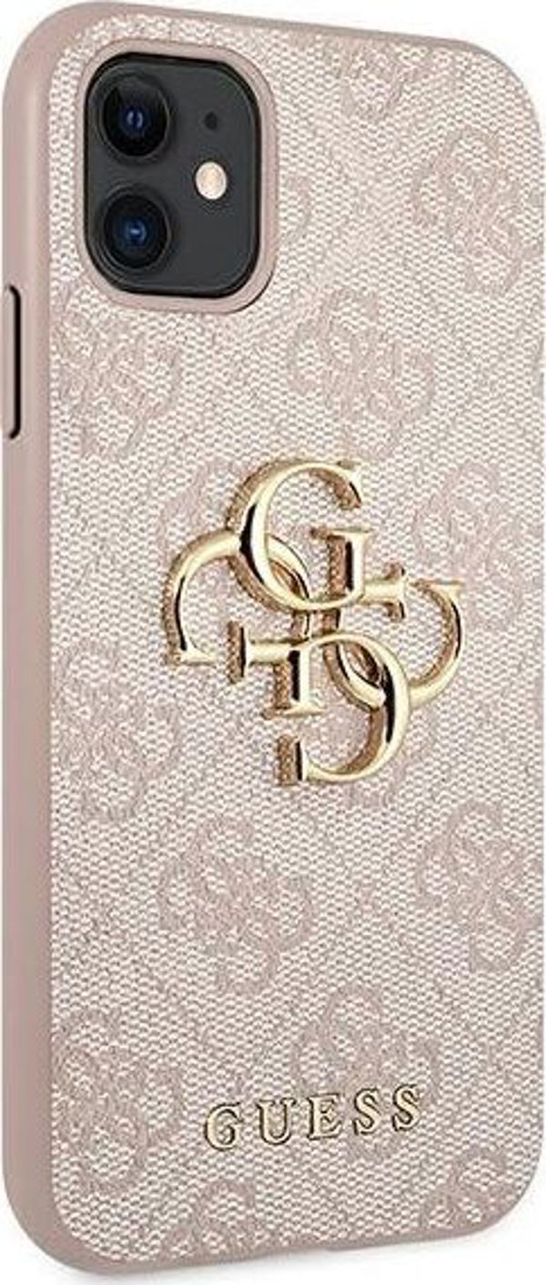 Guess Guess 4G Big Metal Logo - Θήκη iPhone 11 (ροζ) (GUHCN614GMGPI) - 1035561
