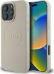 Guess Guess GUHMP16XPGHSMME iPhone 16 Pro Max 6.9" θήκη σκληρή Grained Ring MagSafe μπεζ