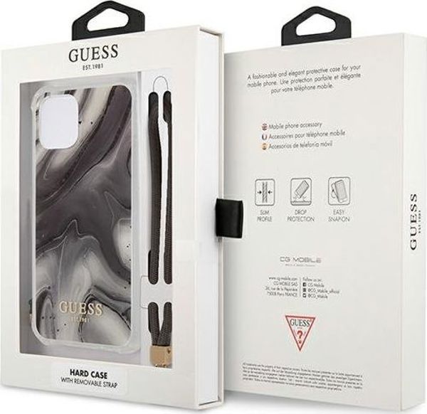 Guess Guess GUHCP12SKSMAGR iPhone 12 mini 5,4" σκληρή θήκη μαρμάρου συλλογή