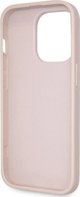 Guess Guess GUHCP15LP4TDSCPP iPhone 15 Pro 6.1" ροζ σκληρή θήκη Crossbody 4G Metal Logo