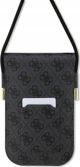 Guess Guess 4G Metal Script Logo - Τσάντα crossbody για τηλέφωνο (μαύρο)