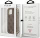 Guess Guess GUHCP12MGF4GBR iPhone 12/12 Pro 6,1" καφέ σκληρή θήκη 4G Charms Collection