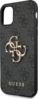 Guess Guess GUHCN614GMGGR iPhone 11 6,1" γκρι σκληρή θήκη 4G Μεγάλο Μεταλλικό Λογότυπο