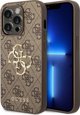 Guess Guess GUHCP15L4GMGBR iPhone 15 Pro 6.1" καφέ σκληρή θήκη 4G Μεγάλο Μεταλλικό Λογότυπο