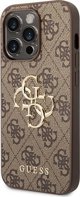 Guess Guess GUHCP15L4GMGBR iPhone 15 Pro 6.1" καφέ σκληρή θήκη 4G Μεγάλο Μεταλλικό Λογότυπο