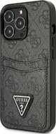 Guess Guess GUHCP13LP4TPK iPhone 13 Pro / 13 6,1" μαύρο/black σκληρή θήκη 4G Triangle Logo Cardslot NoSize