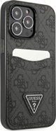 Guess Guess GUHCP13LP4TPK iPhone 13 Pro / 13 6,1" μαύρο/black σκληρή θήκη 4G Triangle Logo Cardslot NoSize