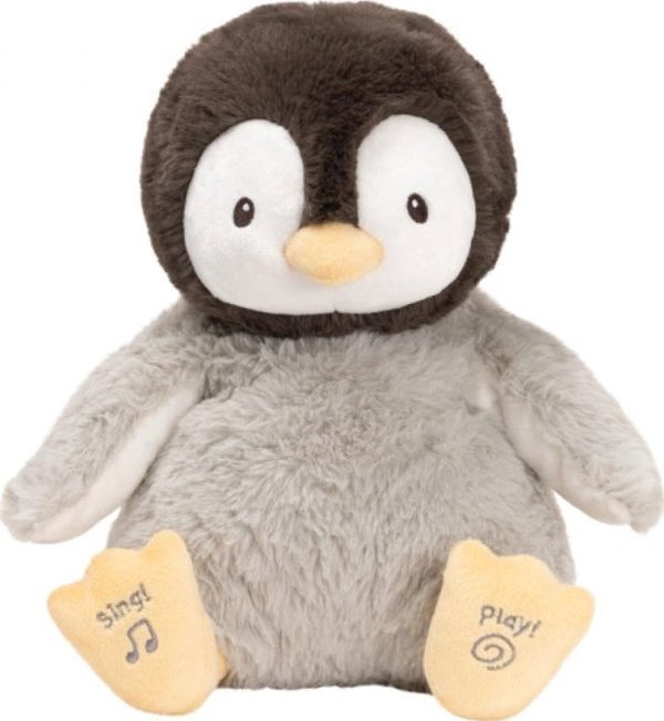 Διαδραστικό λούτρινο GUND Animated kissy the Penguin, 30 cm