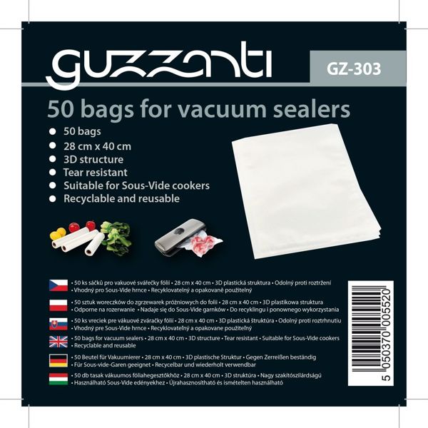 Σακούλες κενού Guzzanti GZ-303 50τμχ.