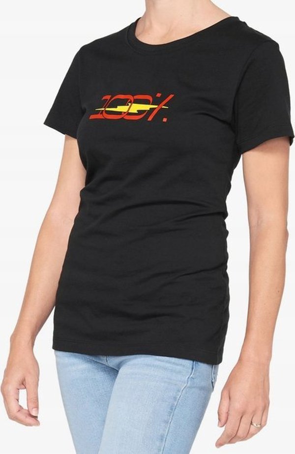 Γυναικείο T-shirt 100% JOSHUA Crewneck κοντό μανίκι μαύρο μέγεθος S (NEW)