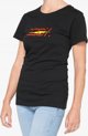 Γυναικείο T-shirt 100% JOSHUA Crewneck κοντό μανίκι μαύρο μέγεθος S (NEW)