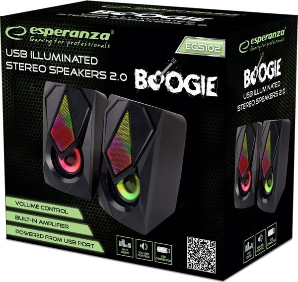 Ηχεία υπολογιστή Esperanza Rainbow Boogie (EGS102)