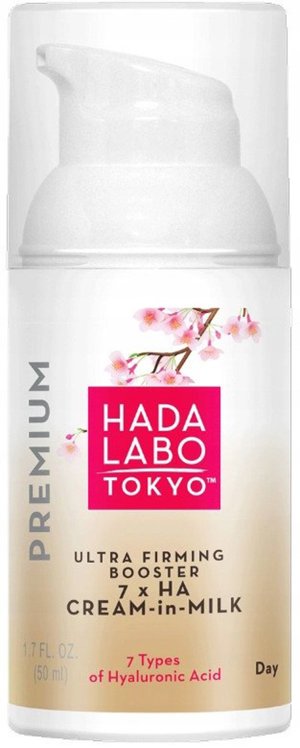 Hada Labo Tokyo, Premium, 7 x Ha, Firming & Radiance, Milk Cream, Face, 50 ml For Women