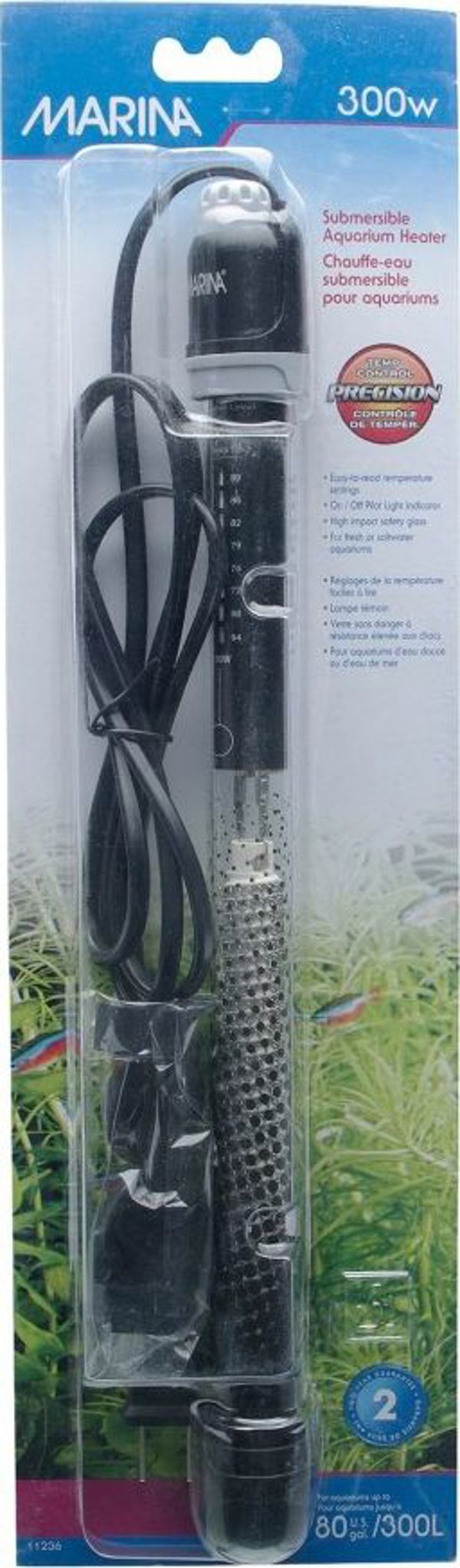 Θερμοσίφωνας Ενυδρείου Hagen Marina 300W, 27εκ. - Αυτόματος Θερμαντήρας για Ενυδρεία