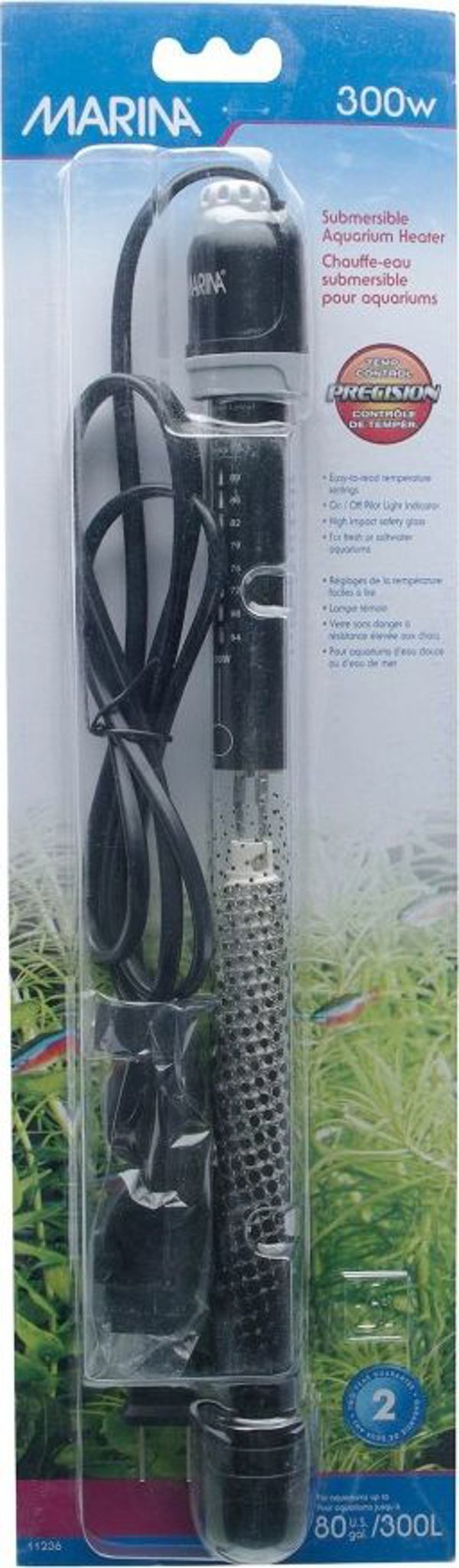 Θερμοσίφωνας Ενυδρείου Hagen Marina 300W, 27εκ. - Αυτόματος Θερμαντήρας για Ενυδρεία