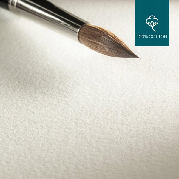 Βιβλίο Ακουαρέλας Hahnemühle 250g 100% Βαμβάκι 19,5x19,5cm 60 Σελίδες