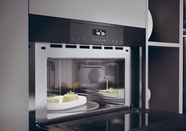 Haier HWO38MG4HXBD Microwave Oven with Grill, Built-in, Touch control, 1100 W, Black | Haier