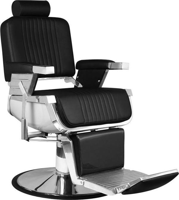 Hair System HAIR SYSTEM FOTEL BARBERSKI ROYAL X CZARNY