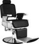 Hair System HAIR SYSTEM FOTEL BARBERSKI ROYAL X CZARNY