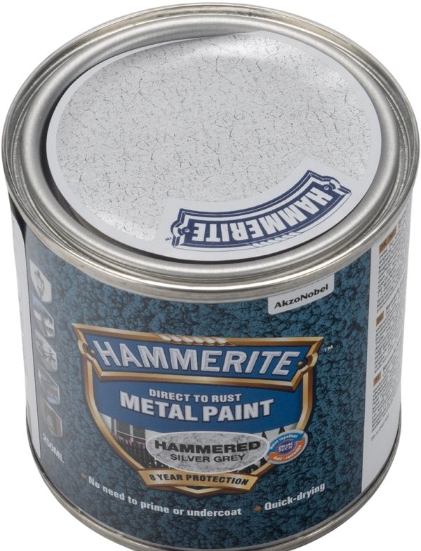 Hammerite Σφυρήλατο Βερνίκι - Ασημί - 250 ml.