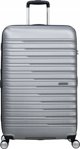 Hama Μεγάλη Βαλίτσα Flashline Pop 78cm ασημί