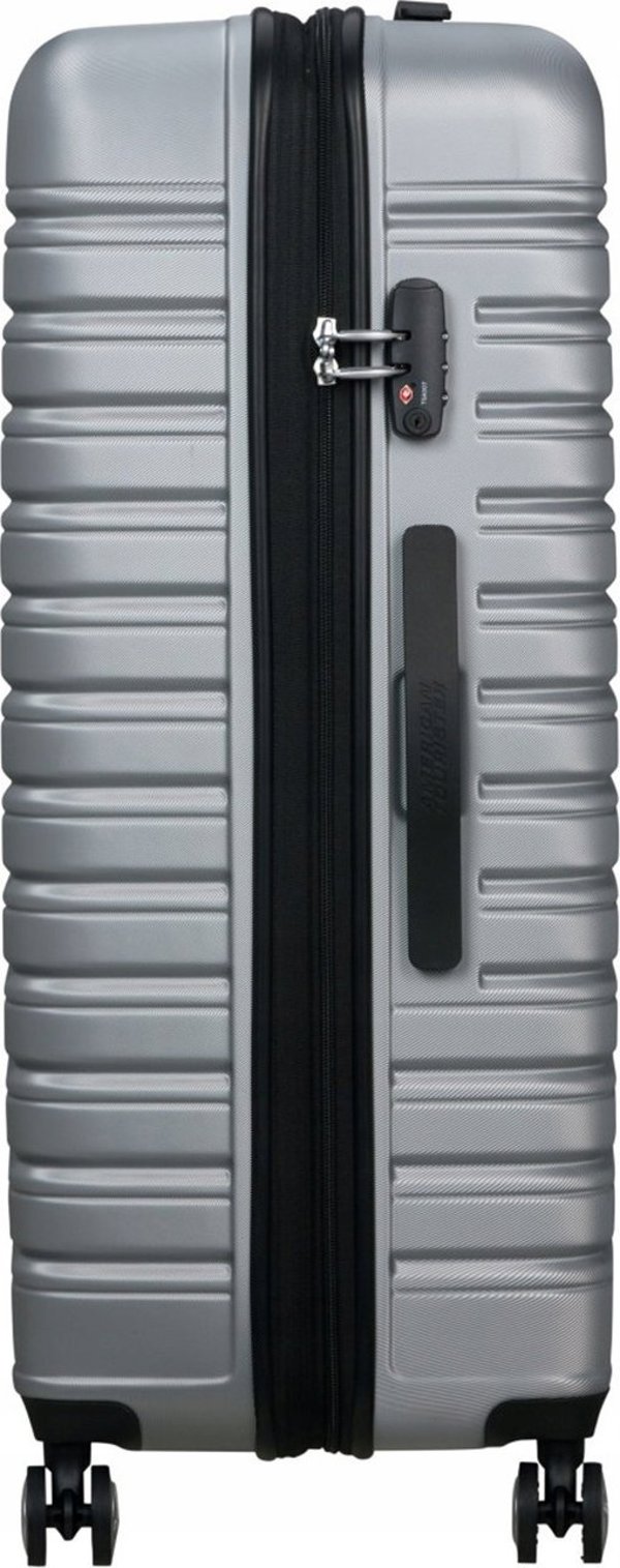 Hama Μεγάλη Βαλίτσα Flashline Pop 78cm ασημί