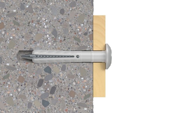 Σφυρήλατο ούπα με άκρη Hammerfix N 8x40/7 P, Fischer 50 τεμ.