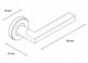 HANDLE DOOR METRO MATTE NICKLE