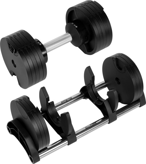Ρυθμιζόμενο Παγουρίνο Ατσάλινο 36 kg, Βήμα 2 kg, REBEL ACTIVE