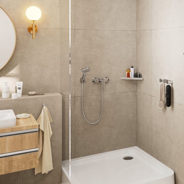 Σετ ντους χειρός Hansgrohe Vernis Blend 100 Vario EcoSmart, 26278000, χρώμιο