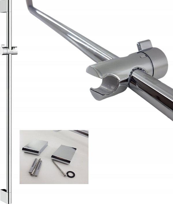 Στήριγμα ντους Hansgrohe Unica Croma 90 cm, 26506000, χρώμιο