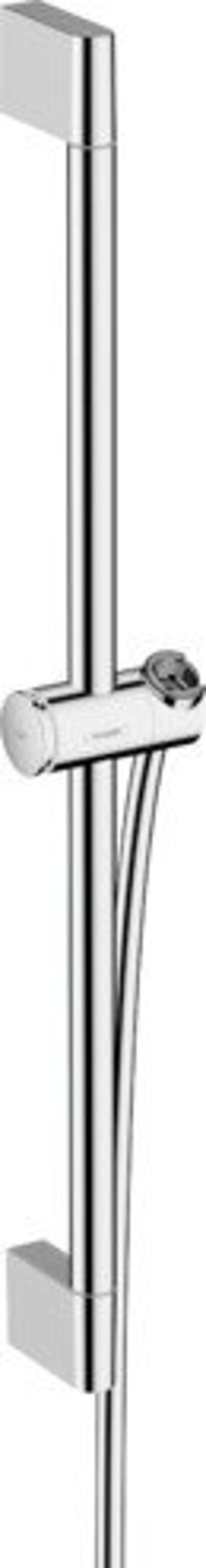 HANSGROHE 24400000 Unica Βέργα Ντους Pulsify S 65 cm με PushSlider και Λάστιχο Isiflex 160 cm σε Χρώμιο