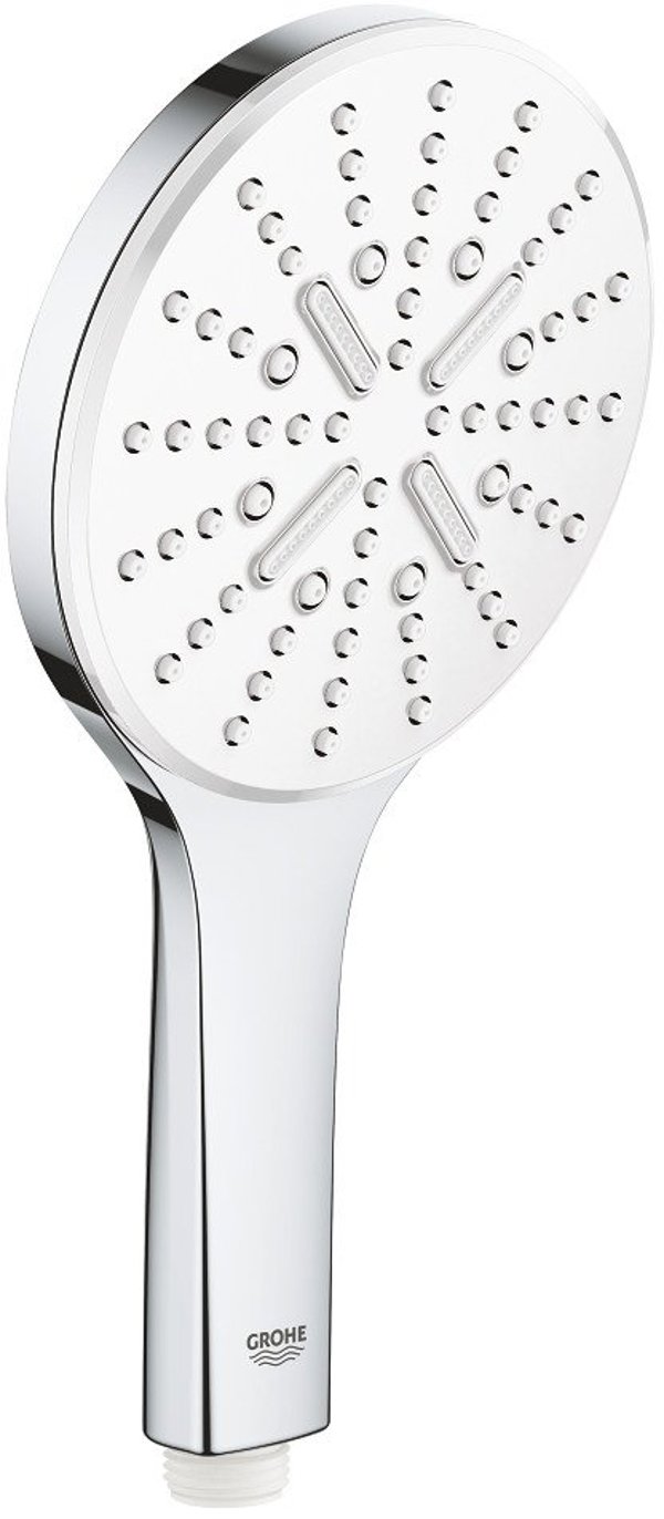 Ντους χειρός Grohe Rainshower Smartactive 130, 26574LS0, moon white