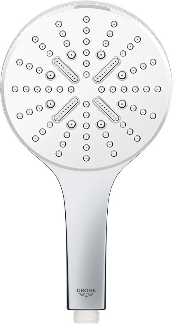 Ντους χειρός Grohe Rainshower Smartactive 130, 26574LS0, moon white