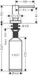 Hansgrohe Διανομέας υγρού A71