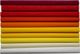 Happy Color Κρεπ χαρτί 25x200cm mix ζεστά χρώματα 10τμχ.